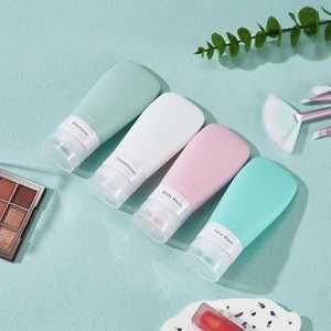 Portable Soft Silicone <b>Shampoo</b> Lotion Refill Bottles 30ml/90ml Leakproof Reusable Travel Toiletry Cosmetic Set - Product Image 3