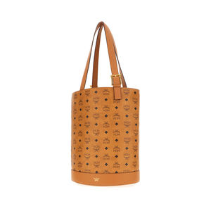 กระเป๋าสะพายไหล่รับรู้ในหนังสังเคราะห์ที่โดดเด่นด้วยการพิมพ์ Visetos บนพื้นผิวทั้งหมดและพิมพ์ลอเรลที่ด้านหน้า - Product Image 2