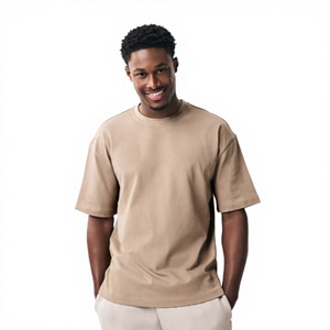 T-shirt Homme Oversize 100% Coton Coupe Ample Manches Courtes Col Rond Décontracté Streetwear Tendance Qualité Supérieure Personnalisable - Product Image 6