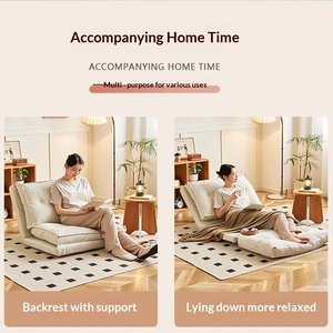 Sofá <span class=keywords><strong>Cama</strong></span> Moderno en Forma de L con Estructura Metálica Plegable y Respaldo de Tatami, Esponja de Alta Densidad, Apto para Humanos y Mascotas - Product Image 4