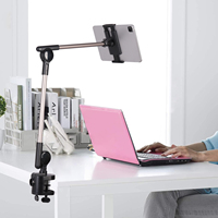 Les paresseux soutiennent le support de téléphone portable pince universelle support de téléphone paresseux avec clip pour ipad