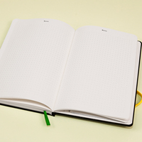Carnet A5 personnalisable avec couverture en cuir feuille d'ananas Design recyclable Journal Planner Fil Couture Reliure Logo Taille