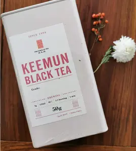 الصينية الشهيرة عالية الجودة العشبية الشاي الأسود الطبيعي بالجملة Keemum الشاي الأسود بكميات كبيرة 50g/القصدير