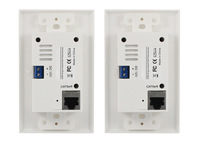 Plaque murale originale OEM Factory sans fil HDMI Extender 50M avec émetteur et récepteur CAT5e