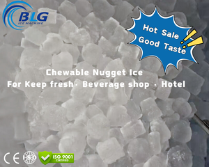 Máy làm đá viên nhai BLGC bán buôn 100kg-500kg với thùng đá tự làm sạch và dụng cụ xúc đá dành cho quán bar, cửa hàng trà - Product Image 4