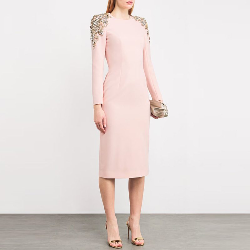 knee length dresses for ladies Clarisse 810237 Light Pink Prom Dress – PROM BAE