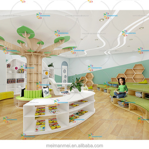Libreria per Bambini Chiquitos Reading Tree, Scaffale in Legno per Scuola, Asilo, Decorazione, Angolo Lettura per Parco Giochi - Product Image 6