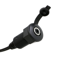 Wasserdichtes MP3-Adapterkabel in Individueller Länge, 2 RCA-Stecker auf DC 3,5mm Buchse Kopfhörer-Verlängerungskabel Audio-AUX-Kabel