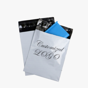 Tùy chỉnh hoàn toàn in thân thiện với môi tái sử dụng hoàn toàn phân hủy sinh học vận chuyển Thư Phong bì bưu kiện nhựa vận chuyển túi - Product Image 3