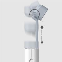 Lampe de bureau LED pliable pour maison intelligente avec gradation rapide, protection oculaire, recharge, support de téléphone et fonction lampe torche