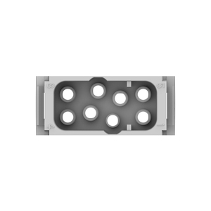 Conector de Pin, Inserto para Contactos, Configuración de 8 Polos, Alimentación y Señal, HDC HMN T2111082101-000 - Product Image 5