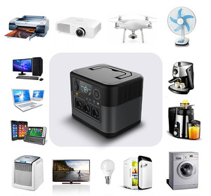 สถานีชาร์จพลังงานแสงอาทิตย์แบบพกพาสำหรับใช้งานกลางแจ้ง 1200W 220V/110V ระบบสำรองไฟฉุกเฉิน MPPT คลื่นไซน์บริสุทธิ์ แบตเตอรี่ LiFePO4 พร้อมไฟฉาย - Product Image 4