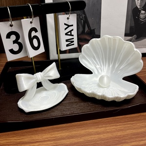 Beihanmei Style Ins Support à bijoux en coquillage et perles imprimé en 3D, thème 'Rêve de Fille', Décoration de chambre, Vente chaude transfrontalière - Product Image 1