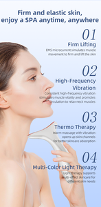 อุปกรณ์กำจัดริ้วรอยที่คอแบบพกพาเครื่องนวดกระชับคอลดริ้วรอยเครื่องมือความงามสำหรับใช้ในบ้าน - Product Image 4