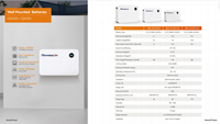 Système de stockage d'énergie mural Henndipower 10 kWh 51,2 V 200 Ah LiFePO4, batterie lithium-ion, pack Powerwall solaire pour la maison