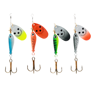 LUSHAZER 11g 15g 18g Spinner da Pesca per Spigola, Lucioperca, Pesci d'Acqua Salata, Esche Artificiali a Cucchiaio, Hard Baits in Metallo, Wobblers - Product Image 4