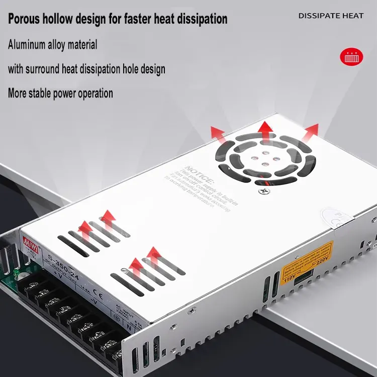 S-350-24 AC-DC 350W 24V Cung Cấp Điện 24V Led Cung Cấp Điện/S-350-24 350W 24V Cung Cấp Điện Ln Kho