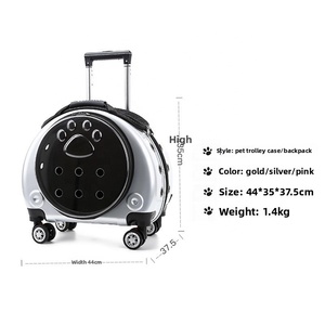 Maleta de Viaje para Mascotas con Ruedas, Resistente al Agua, Aprobada por Aerolíneas, de Lujo, en Oferta - Product Image 5