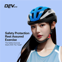 Casques de vélo réglables personnalisés OEM ODM pour garçons et filles avec protection de la tête, 22 aérations, matériau PC+EPS - Marque DEVIATE