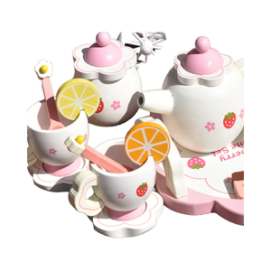 Ragazze rosa in legno <span class=keywords><strong>giocattolo</strong></span> <span class=keywords><strong>da</strong></span> cucina <span class=keywords><strong>Set</strong></span> <span class=keywords><strong>da</strong></span> tè cucina e cibo <span class=keywords><strong>giocattolo</strong></span> <span class=keywords><strong>da</strong></span> gioco tra cui torta tazza <span class=keywords><strong>da</strong></span> tè e <span class=keywords><strong>Set</strong></span> di gelato - Product Image 1