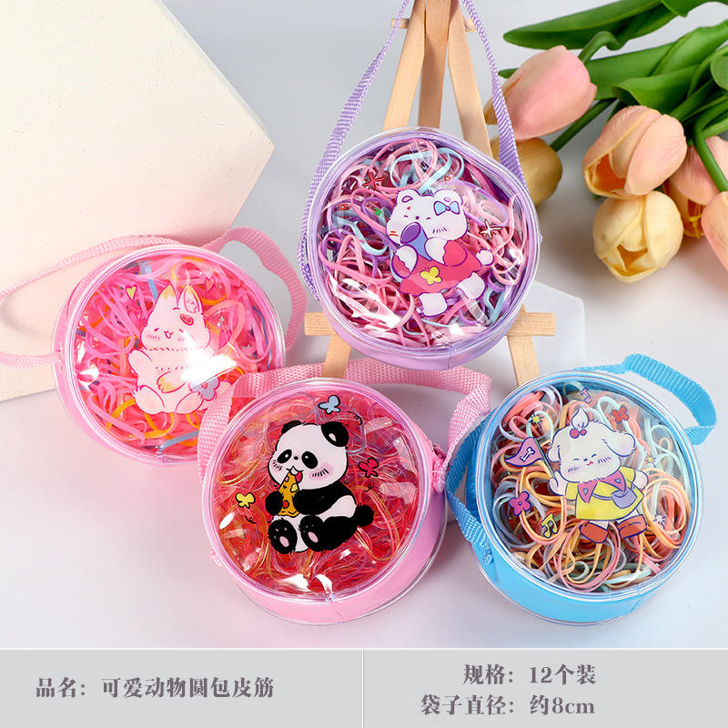 1 Cute Animal Round Hair Ties 1 Pack