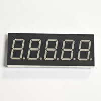 Afficheur LED à 7 segments 0,64 pouce 5 chiffres vert haute luminosité lecture claire compteur numérique à cinq chiffres surveillance industrielle