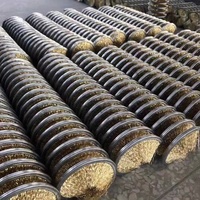 Prix usine Nylon vers l'intérieur enroulé à l'intérieur de la brosse en spirale pour le nettoyage du fil polissage détartrage