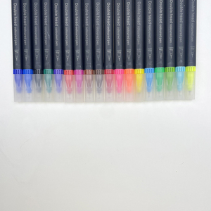 Custom <b>Cheap</b> Art Painting Marker Washable Dual Tip Fine Tip Watercolor Brush Marker <b>Pen</b> Set for Gift - Product Image 5