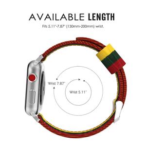 Tejido de Nylon de reemplazo de pulsera correa de reloj de Apple de 38 MM 42 MM Apple iWatch 1 2 3 4 5 - Product Image 3