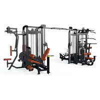 Équipement de musculation professionnel, machine à crossover à 8 stations pour la musculation et le fitness
