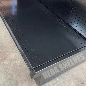 رفوف جندول سوداء لمتاجر التجزئة على طراز Lozier، رفوف المتاجر الصغيرة، تصنيع المعدات الأصلية/تصنيع التصميم الأصلي، رفوف جندول Madix - Product Image 3