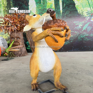 Modello Realistico di <span class=keywords><strong>Scoiattolo</strong></span> dell'<span class=keywords><strong>Era</strong></span> <span class=keywords><strong>Glaciale</strong></span> Animatronico in Silicone e Fibra di Vetro a Grandezza Naturale per Centri Commerciali - Product Image 2