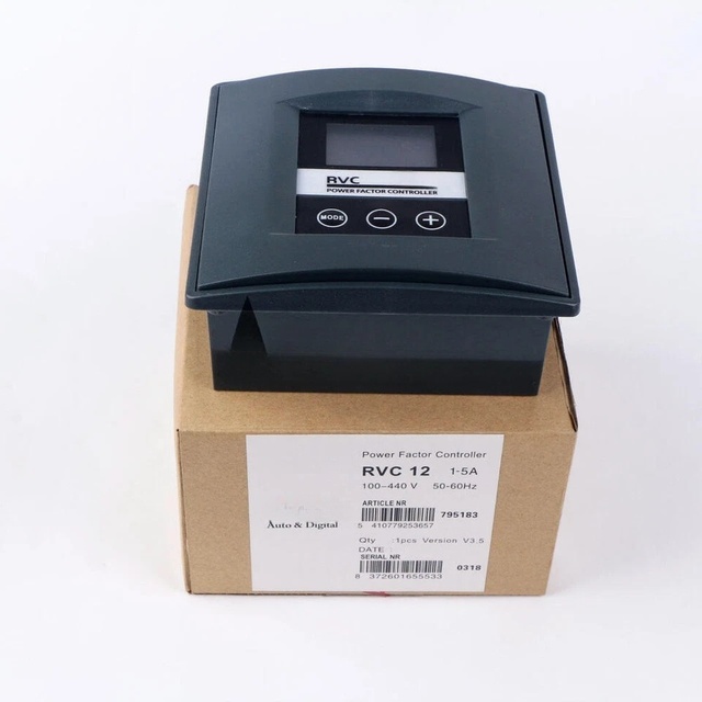 NEW RVC-12/1-5A Intelligent Reactive Power Factor Automatic Compensation Controller with Standard I/O and Standard Memory