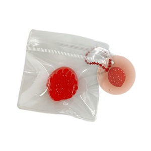 Jouets anti-stress mignons et super doux en forme de fruits simulés, jouets à presser, porte-clés souple, breloques de sac, cadeaux - Product Image 6