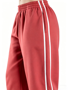 Women's Casual Spring Streetwear Mid Waist Loose Straight Lightweight <b>Elastic</b> Sweatpants - Product Image 5