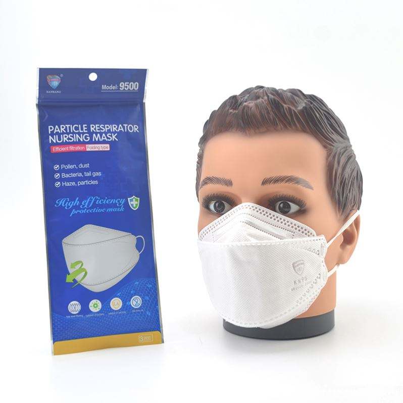 High quality disposable non-woven respirator fish kn95 face mask