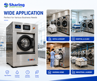 Mesin Cuci Ekstraktor Otomatis 25kg Full Automatic Soft Mounted Lavadora Industrial untuk Laundry Rumah Sakit
