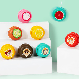 <span class=keywords><strong>Montessori</strong></span> in legno Yo-Yo giocattolo cartone animato a tema educativo di sviluppo di abilità giocattolo per bambini mano-occhio coordinazione formazione - Product Image 4