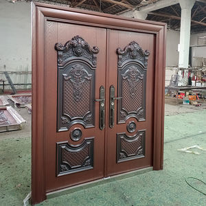 TECHTOP Zware Dubbele Stalen Deur Hoge Veiligheid Anti-inbraak Buitendeur met Duurzame Poedercoating Afwerking - Product Image 6