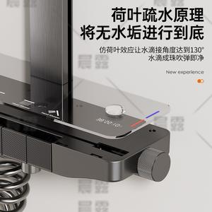 Juego de ducha transfronterizo con cabezal rectangular, rociador oculto, masaje, presión de agua de lluvia, impermeable para baño - Product Image 3