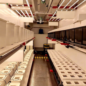 Contenedor de envío inteligente Smart Hemp 40HQ, cuarto de cultivo hidropónico interior, luz LED de espectro completo, sistema de control climático para uso comercial - Product Image 2
