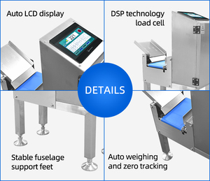 Độ Chính Xác Cao Và Tốc Độ Cao Màn Hình Cảm Ứng Mini Tự Động Checkweigher Kiểm Tra Định Lượng Trọng Lượng Quy Mô Cho Sản Phẩm Nhỏ - Product Image 3