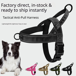 Arnés Reflectante Acolchado Sin Estrangulamiento, Chaleco Duradero y Reforzado para Perros de Raza Grande, para Entrenamiento, Paseo y Aventuras al Aire Libre - Product Image 5