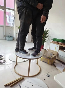 Hiện Đại Sang Trọng Nâng Bàn Cà Phê Mở Rộng Kim Loại Hàng Đầu Cho Ăn Uống Khách Sạn Nhà Sang Trọng Phòng Ngủ Phòng Khách - Product Image 4