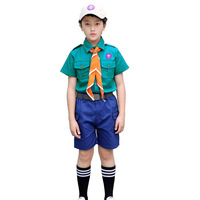 Foulard Scout Fille Garçon Garçon Logo Personnalisé Vente en Gros Pas Cher Tissu Broderie Pathfinder Foulard et Patchs