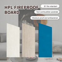 Tablero laminado compacto de alta presión al por mayor de 0.4/0.6/0.5/0.8/12 mm, Formica HPL para puertas de gabinetes, tableros laminados de alta presión HPL