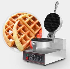 Mini máquina para hacer gofres belga eléctrica profesional, máquina para hacer gofres Redonda al por mayor, máquina para hacer gofres comercial - Product Image 3