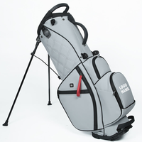Sac de golf professionnel imperméable en cuir PU, sac de golf personnalisé pour hommes, accessoires de golf de haute qualité, cadeau OEM