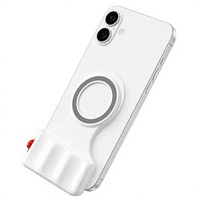 Pegangan Kamera Ponsel Magnetik ABS dengan Tombol Shutter untuk Vlog, Selfie, dan Siaran Langsung