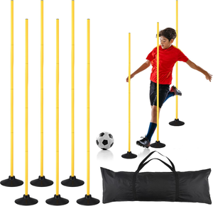 Bâtons d'entraînement de vitesse polyvalents Soccer Football Rugby Fitness Sports Aglity Training Poles - Product Image 1